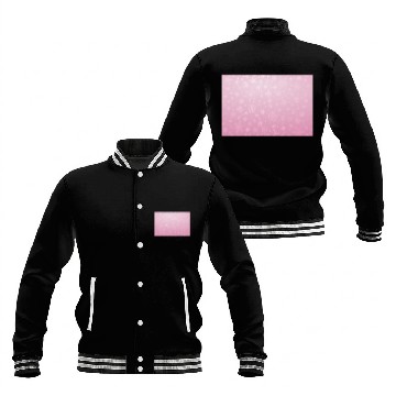 Discover Abstract Pink Snowflakes Pattern Baseball Jackets