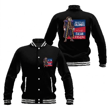 Discover Christopher Columbus day Baseball Jackets