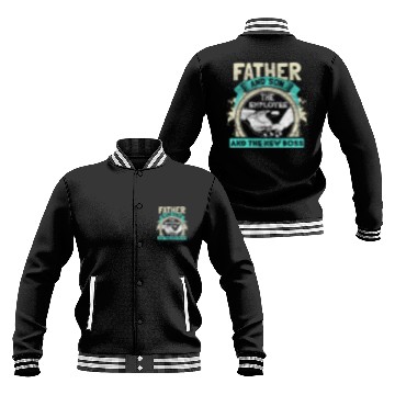 Discover Father & Son Newborn Dad Gift Baseball Jackets