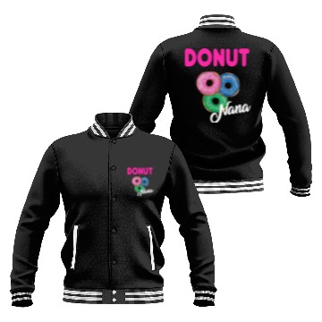 Discover Womens Nana Donut Baseball Jackets Grandmother Donut Lover
