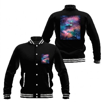 Discover Space astronaut science planets astronomy design Baseball Jackets