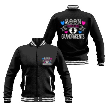 Discover We Will Soon Become Grandparents, Be Grandparents Baseball Jackets