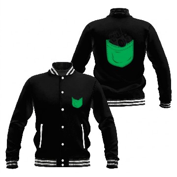 Discover Farming Farmer Pocket Tractor Baseball Jackets