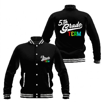 Discover 5Th Grade Team Baseball Style Teacher Team Baseball Jackets