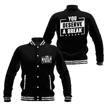 Discover Serenity Employee Relaxing Inspirational Break Baseball Jackets
