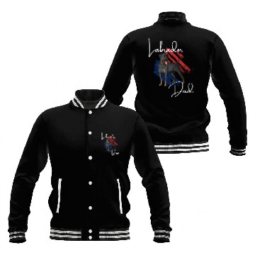 Discover Labrador dad Baseball Jackets