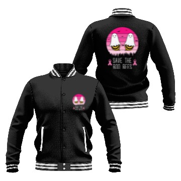 Discover Save the Boo Bees Breast Cancer Awareness Baseball Jackets