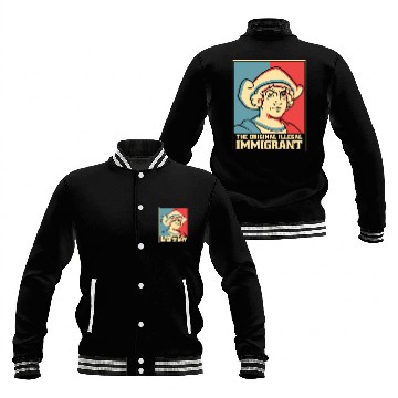 Discover Columbus Day 1492 Baseball Jackets