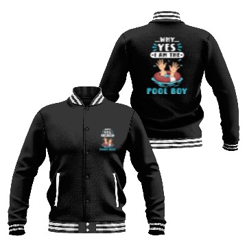 Discover Swimmer Scuba Diving Pool Boy Water Sport Baseball Jackets