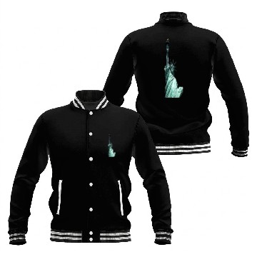 Discover statue of liberty Baseball Jackets