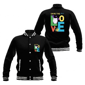 Discover Save the planet eco friendly design Baseball Jackets