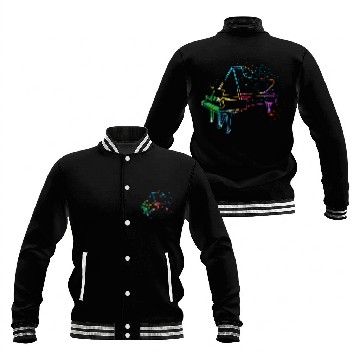 Discover Piano, Pianist Baseball Jackets