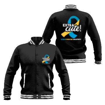 Discover October Wear Blue Yellow Down Syndrome Awareness Baseball Jackets