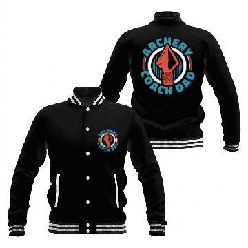 Discover Archery Archery Coach Baseball Jackets