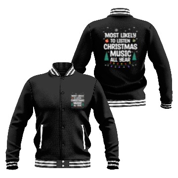 Discover Xmas Quote, Funny Christmas Quote, Santa Claus Baseball Jackets