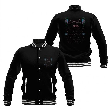 Discover Inspire quote design from butterflies Baseball Jackets