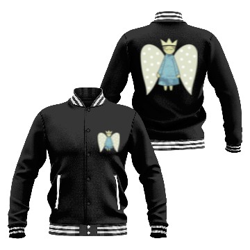 Discover The Flight of the Christmas Angel Baseball Jackets