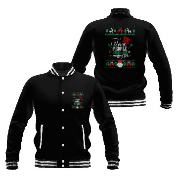Discover funny snowman Christmas ugly sweater Baseball Jackets