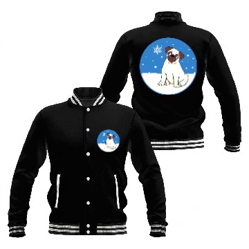 Discover Curious Pug Baseball Jackets