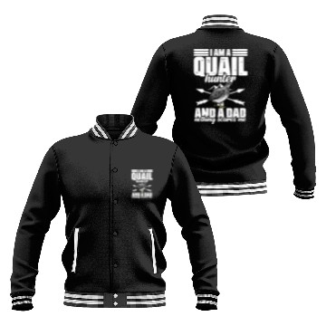 Discover Funny Quail Hunting Hobby Northern Bobwhite Quail Baseball Jackets