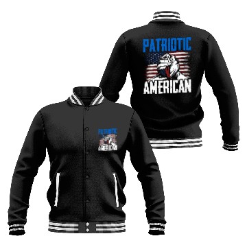 Discover Patriotic American US Patriot USA Baseball Jackets