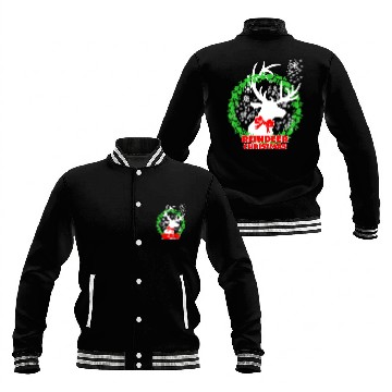Discover Reindeer Christmas Baseball Jackets