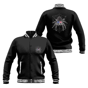 Discover Spider with glasses Spider with glasses inspiratio Baseball Jackets
