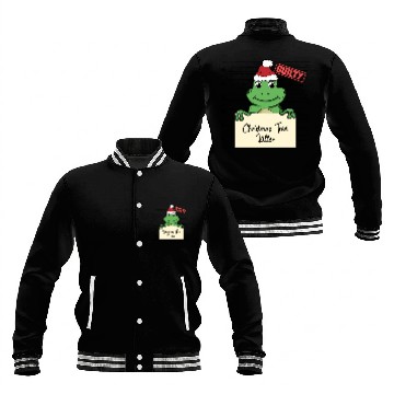 Discover Frog christmas funny prison Baseball Jackets