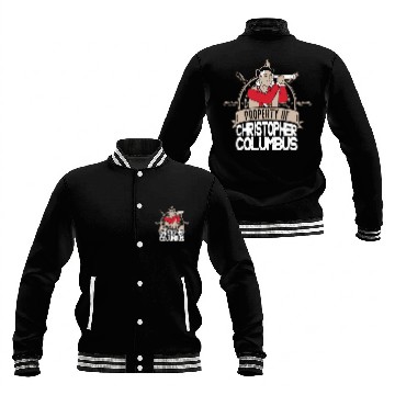 Discover Columbus Day 1492 Helm Telescope Baseball Jackets