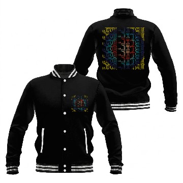 Discover Jiu Jitsu Rainbow Circle Baseball Jackets