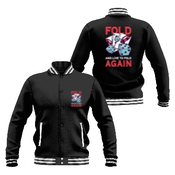 Discover Poker Casino Poker Player Gambling Roulette Gift Baseball Jackets