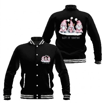 Discover Let It Snow Baseball Jackets