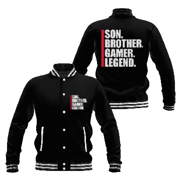 Discover son brother gamer legend Baseball Jackets