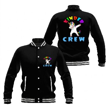 Discover Kinder Crew Kindergarten Teacher Baseball Jackets 1st Day