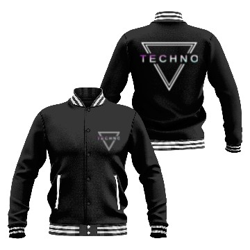 Discover Techno House Party EDM Festival Goa Electro Rave Baseball Jackets