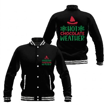 Discover Hot chocolate weather Baseball Jackets