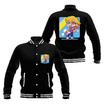 Discover Guitar Boy Baseball Jackets