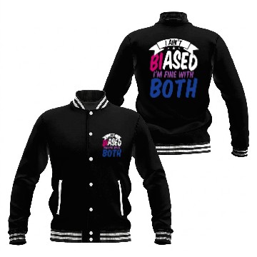 Discover I Ain't Biased Bi Bisexual Pride Baseball Jackets