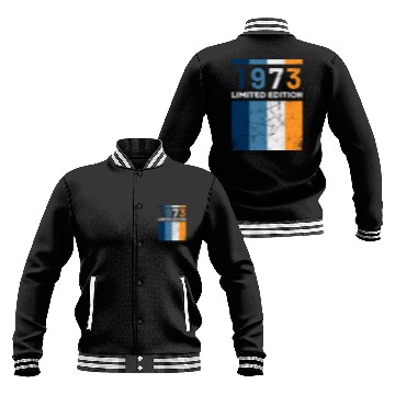 Discover 50 Years Vintage 1973 Retro 50th Birthday Baseball Jackets