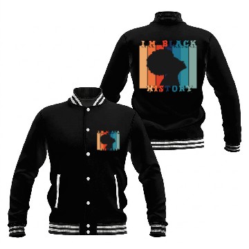 Discover i m black history Baseball Jackets