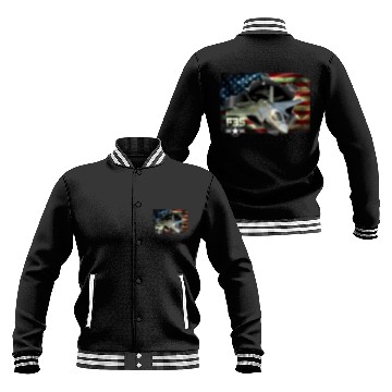 Discover F 35 Lightning Air Force Military Veteran Pride US Baseball Jackets