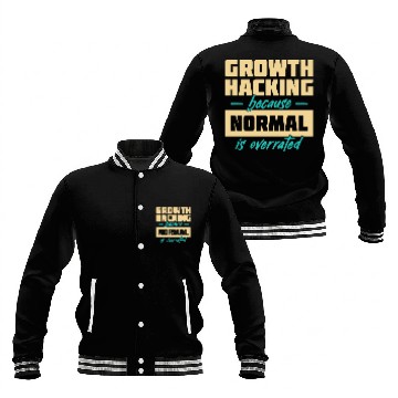Discover Growth Hacking Because 'Normal' Is Overrated Baseball Jackets