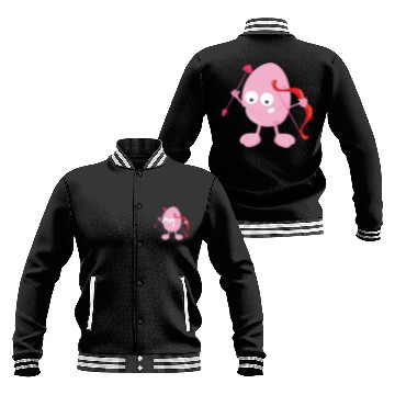Discover Kids Valentines Day Valentine Light Pink Monster Baseball Jackets