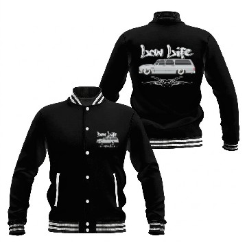 Discover low life Light Silver Baseball Jackets
