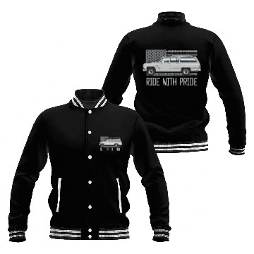 Discover ride Light Silver Baseball Jackets