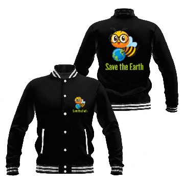 Discover Save the Earth Baseball Jackets
