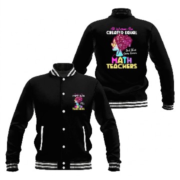 Discover Some Become Math Teachers School Education Baseball Jackets