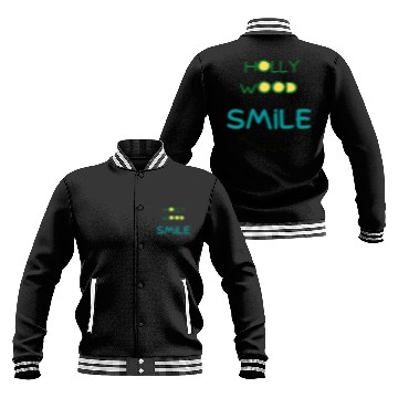 Discover Hollywood smile Baseball Jackets