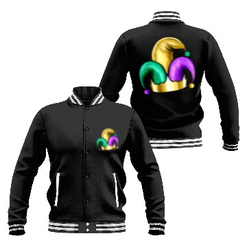 Discover Purple, Yellow Golden And Green Jester Hat For Baseball Jackets