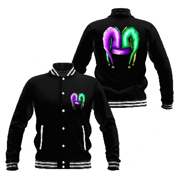 Discover Jester Hat for Mardi Gras Baseball Jackets